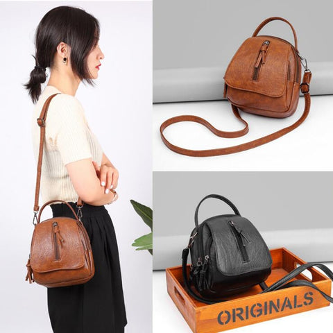 Women Vintage Soft Leather Shoulder Bags