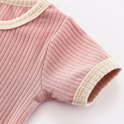 Baby Romper Ribbed Short