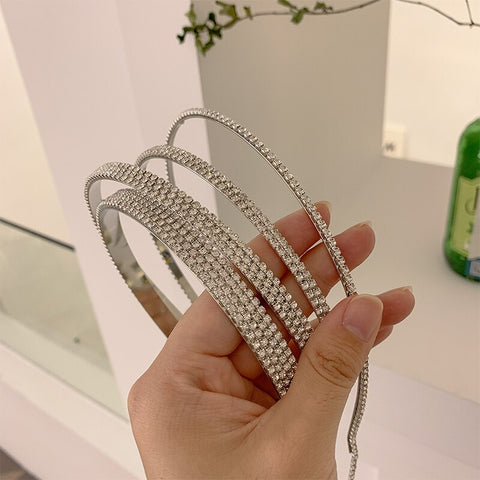 Women Crystal Rhinestone Hairbands