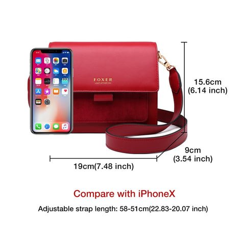 Women Split Cow Leather Shoulder Bags