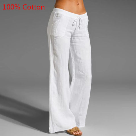 Women Vintage Wide Leg Pant