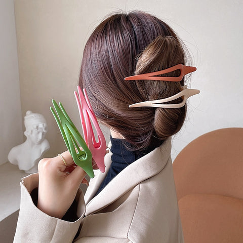 Women Solid Hair Claws Hairband