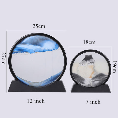 Creative 3D Glass Sandscape
