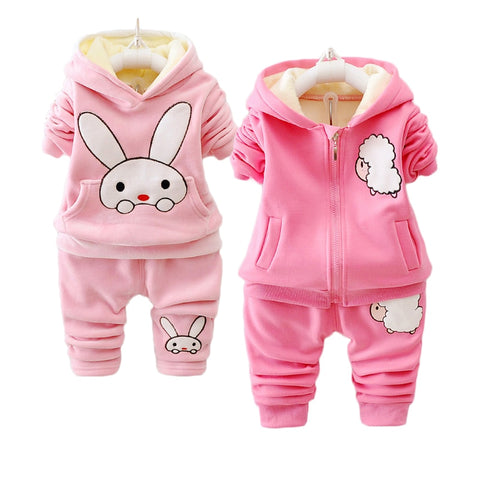 Cute Sheep Winter Baby Clothing Set