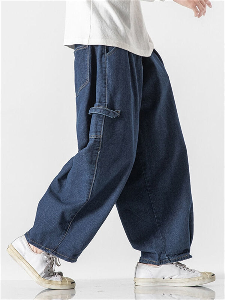 femme baggy denim Jeans