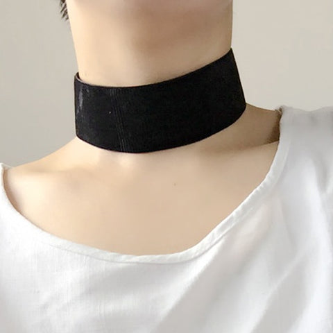 Women Punk Gothic  Choker Collar Necklace