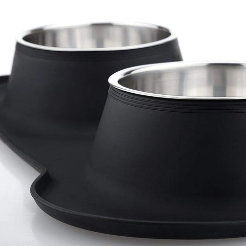 Double Dog Bowl Silicone Mat