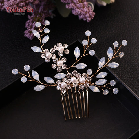 Women Crystal Bridal Hair Clips