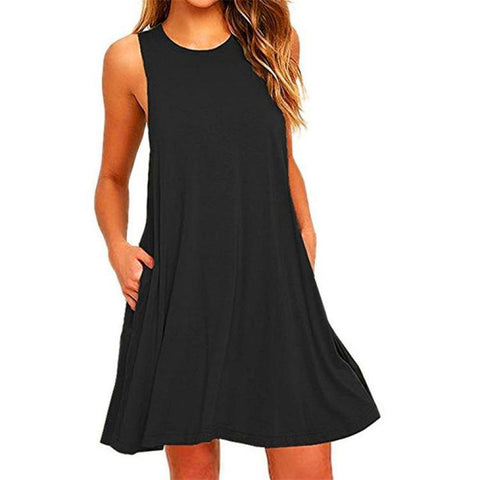 Women Short Sleeve Summer Dress