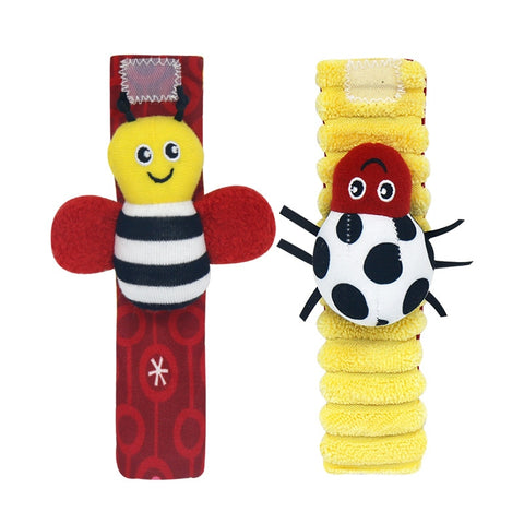 Baby Socks Wrist Rattle Set Toys