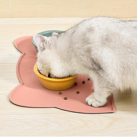 Dog Cat  Silicone Waterproof Food Mat