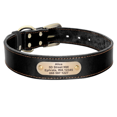 Dog Custom Leather Collar