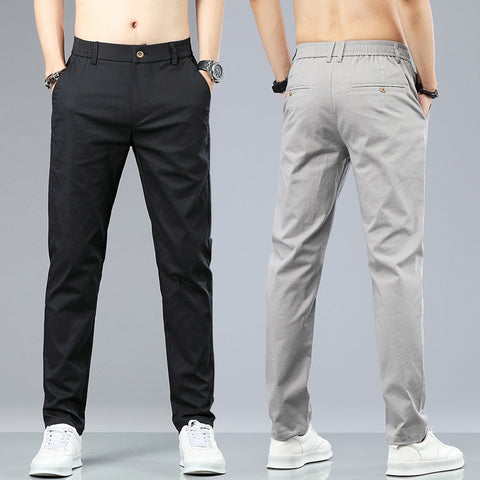 Spring Summer cotton Men Casual Pants