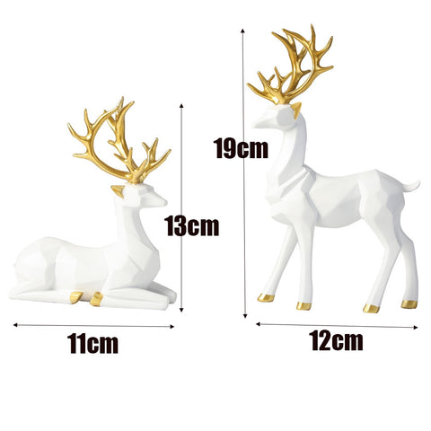 Deer Statue Reindeer Figurines