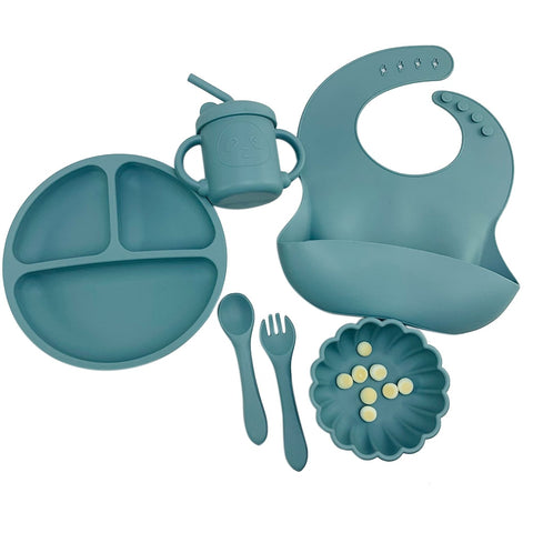 Baby Soft Silicone Feeding Set