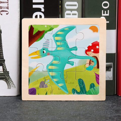 Kids Wooden Animal Puzzle Toys