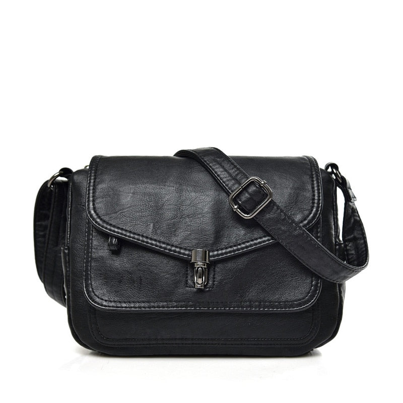 Women Vintage Soft Leather Shoulder Bags