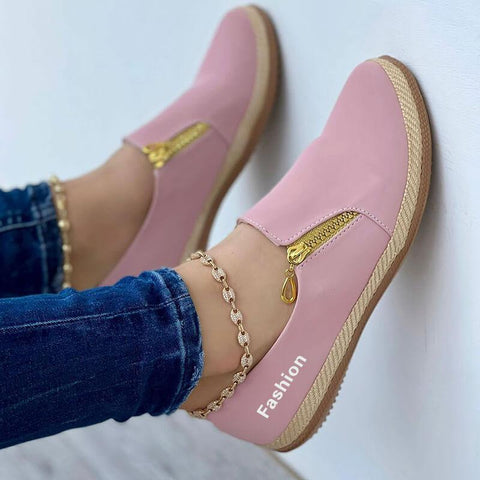 Women Casual Round Head Sports Shoes