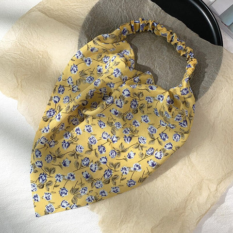 Women Vintage Triangle Head Scarf