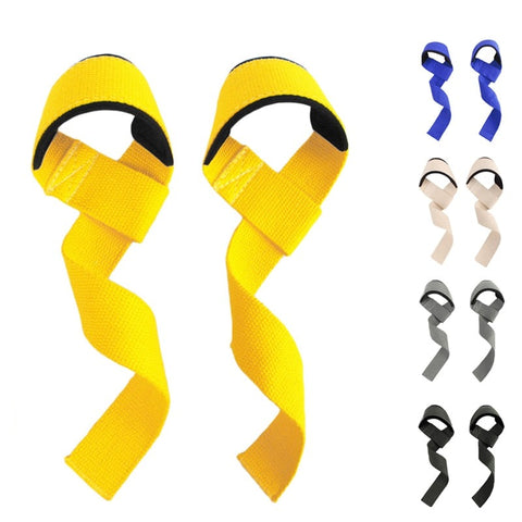 Pair Gym Lifting Straps Fitness Gloves