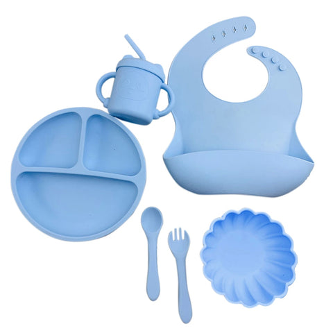 Baby Soft Silicone Feeding Set