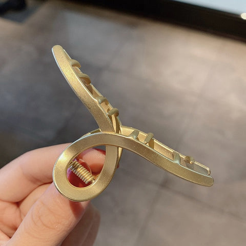 Women Metal Geometric Hair Claw
