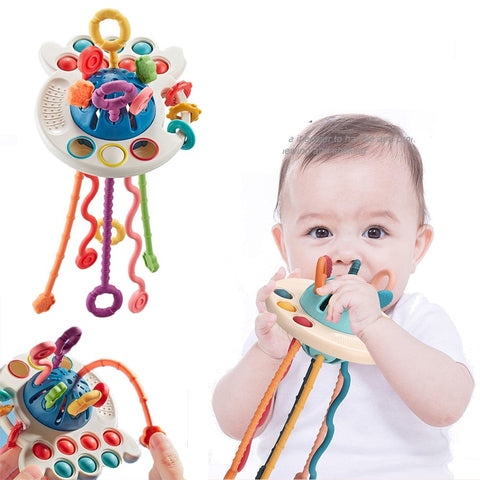 Baby Montessori Pull String Sensory Toys
