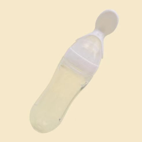 Baby Squeezing Feeding Spoon