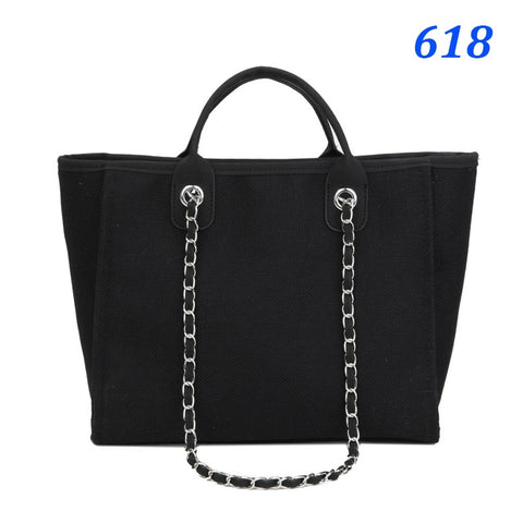 Women  Canvas Large Shopping Handbag