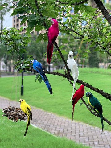 25/35cm Simulation Parrot Garden Decoration