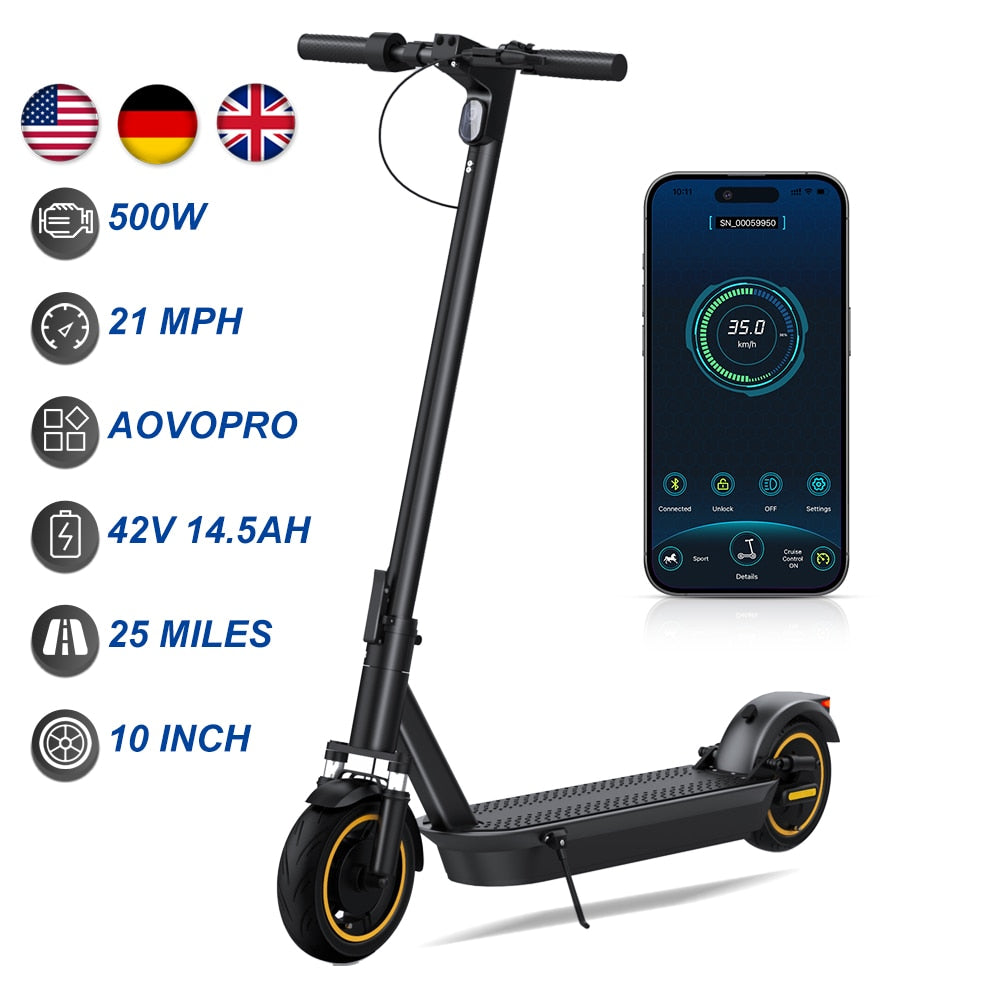 500W 40km/h Adult Electric Scooter