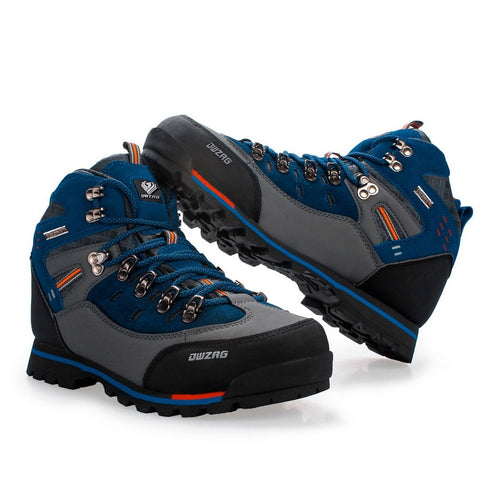 Men Winter Mountain Climbing Trekking Boots