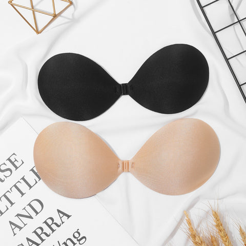 Women Closure Sticky Backless Strapless Bra
