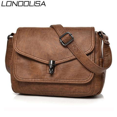 Women Vintage Soft Leather Shoulder Bags