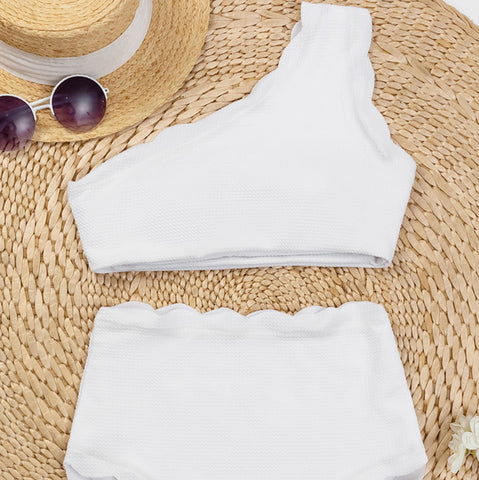 Women One Shoulder Bikini Swimwear