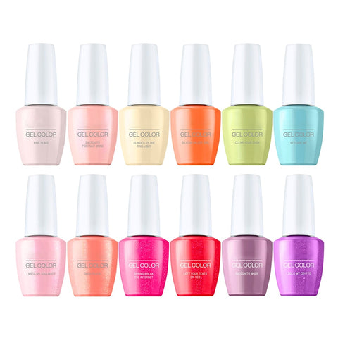 198 Colors Soak Off UV LED Gel Nail Polish Set