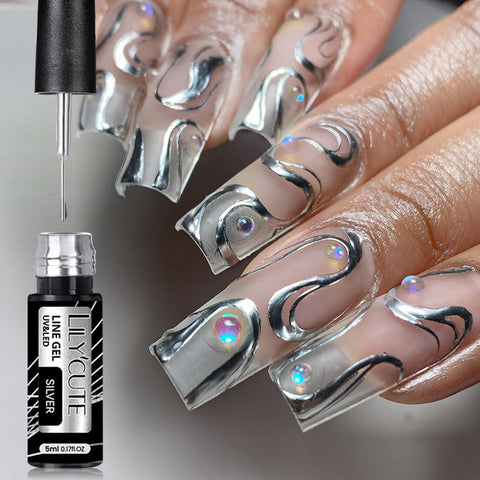 5ml Metallic Painting Liner Gel Polish