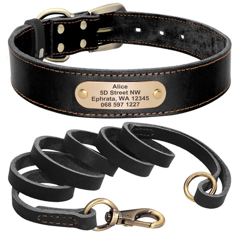 Dog Custom Leather Collar