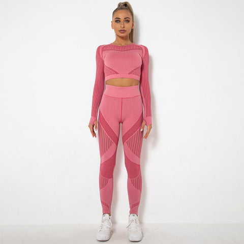 Women's Sports Gym Leggings Sets