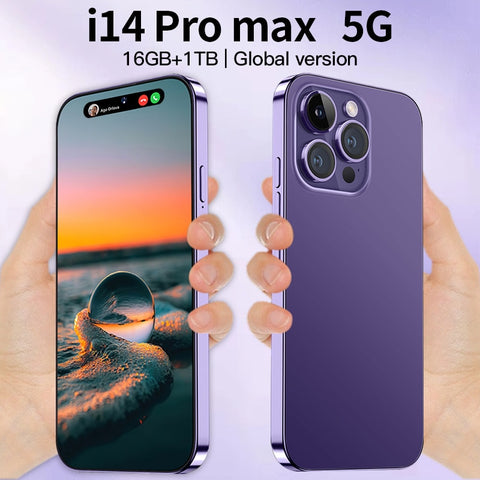 i14 Pro Max 5G Cellphones Full Screen 4G Smartphones