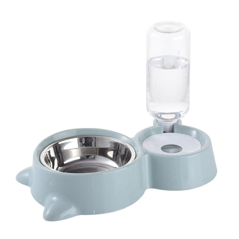 Cat Double Food Bowl
