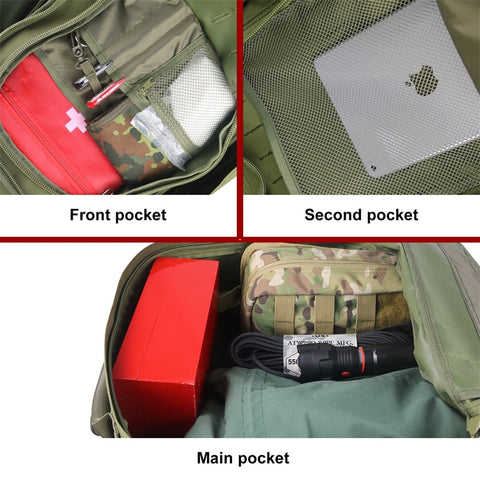 Men Military Tactical Backpack