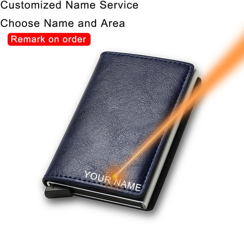 Men Leather Minimalist Wallet