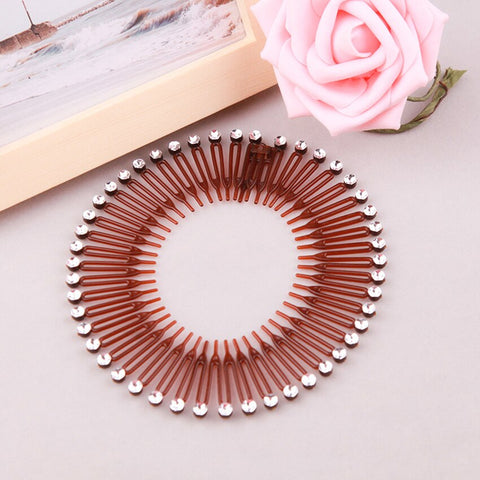 Plastic Full Circle Hair Comb