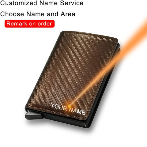 Men Leather Minimalist Wallet