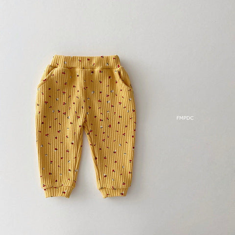 Toddler Kids Waffle Cotton Clothes Set
