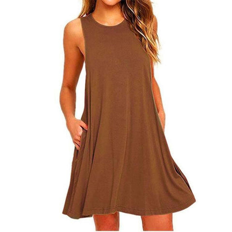 Women Short Sleeve Summer Dress