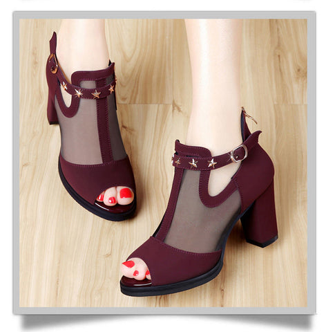 Women Toe Casual Wedding Platform Chunky Sandal