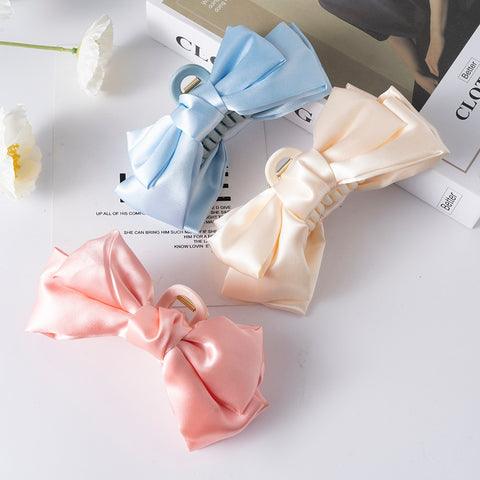 Women Bow Hair Claws Hairpin