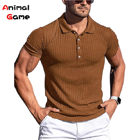 Turn-Down Collar T-shirt